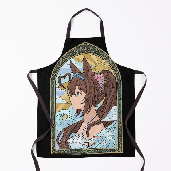 Item preview, Mihono Bourbon Uma Musume Sunny Stained Glass Profile designed and sold by mildaclairmo.