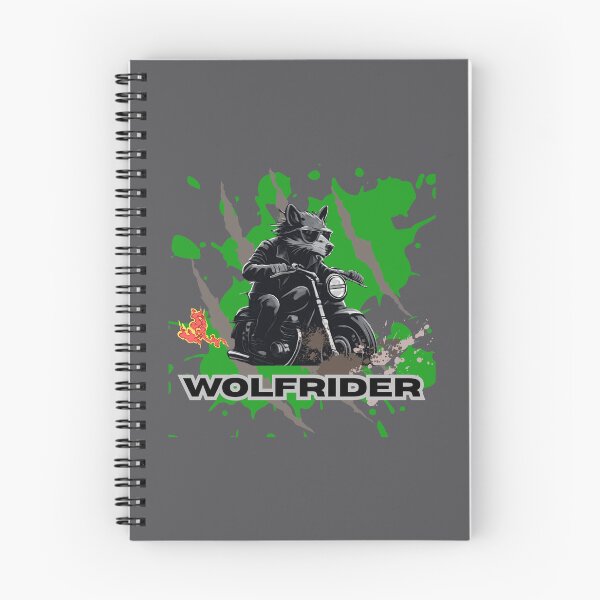 Item preview,  Moto Maniacs Wolf Digital Art 4 designed and sold by GoGreenlove.