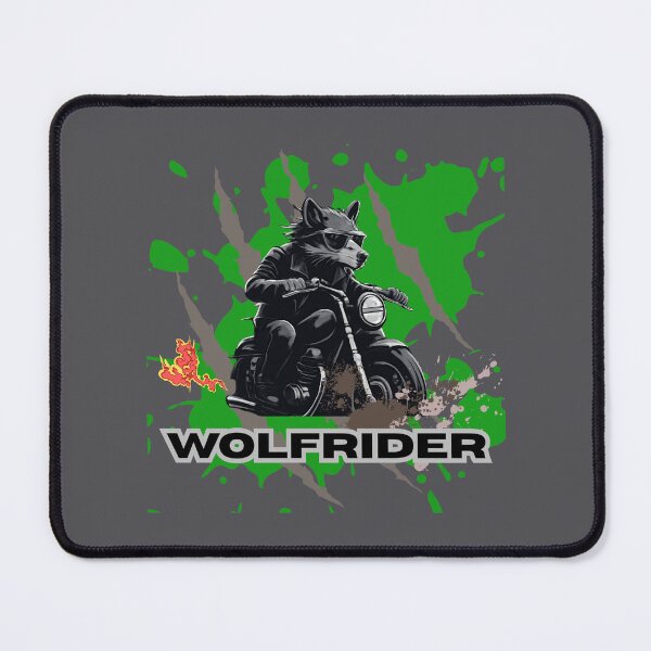 Item preview, Moto Maniacs Wolf Digital Art 4 designed and sold by GoGreenlove.