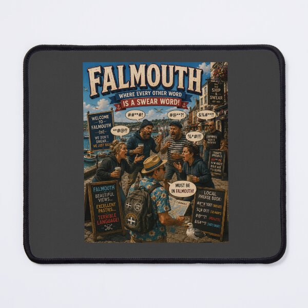 Item preview, Falmouth Funny Cornwall Design designed and sold by Hornace88studio.