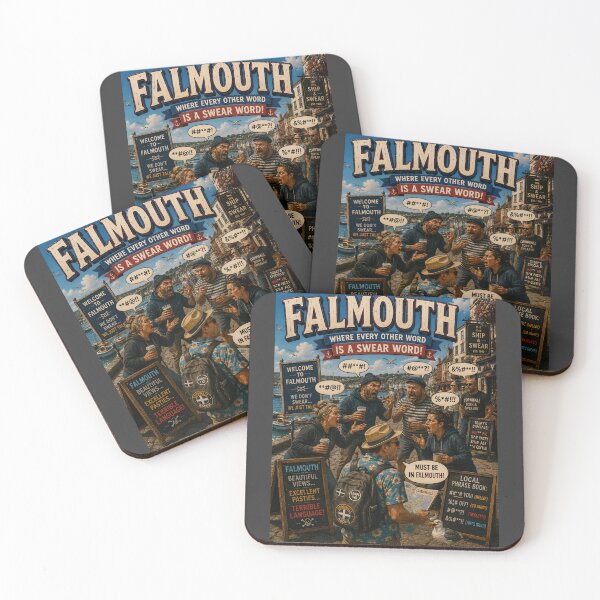 Item preview, Falmouth Funny Cornwall Design designed and sold by Hornace88studio.