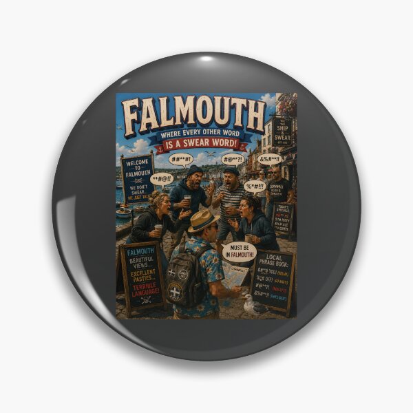Item preview, Falmouth Funny Cornwall Design designed and sold by Hornace88studio.