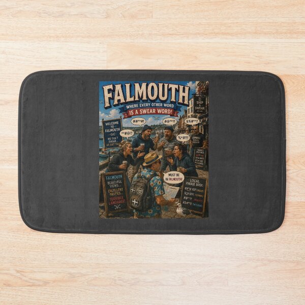 Item preview, Falmouth Funny Cornwall Design designed and sold by Hornace88studio.