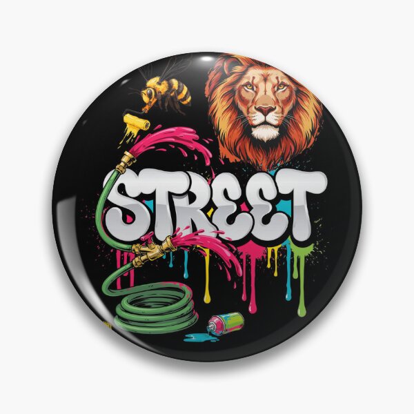 Item preview, Street Lion & Bee Tee v4 designed and sold by DarylWelsh2024.