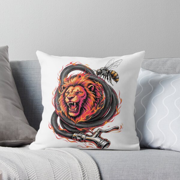 Item preview, Flaming Lion & Bee Tee v2 designed and sold by DarylWelsh2024.