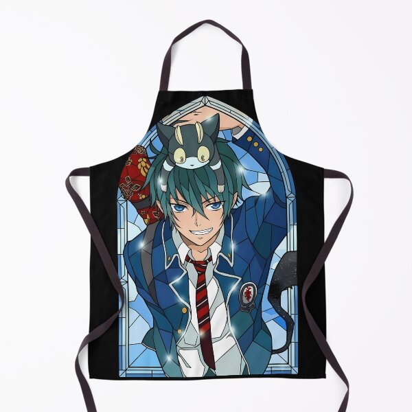Item preview, Rin Okumura Blue Exorcist Stained Glass Cat Head Mischief designed and sold by mildaclairmo.