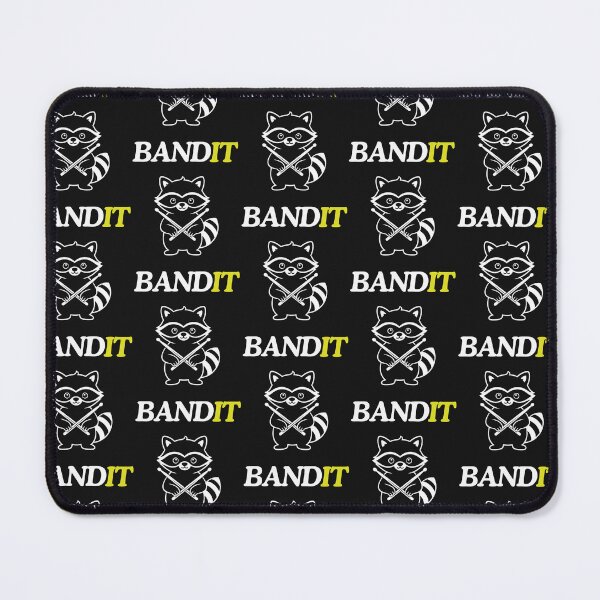 Item preview, Funny Raccoon Music Band Wordplay - Clever Bandit Graphic Art designed and sold by Sh4mp3r.