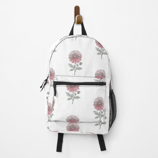 Item preview, Minimal Dahlia Flower Illustration | Botanical Floral Art designed and sold by Softbear Atelier.