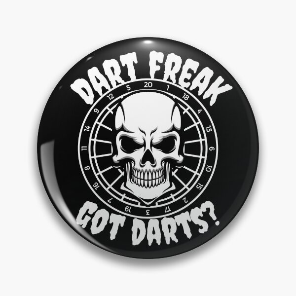 Item preview, Dart Freak Got Darts | Skull Dartboard Graphic Design designed and sold by Lasheets.