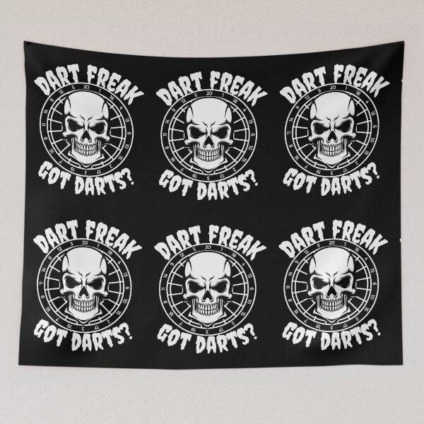 Item preview, Dart Freak Got Darts | Skull Dartboard Graphic Design designed and sold by Lasheets.