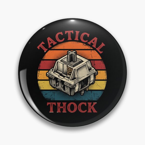 Item preview, Tactical Thock Retro Sunset Mechanical Switch designed and sold by AdyKurniawan.