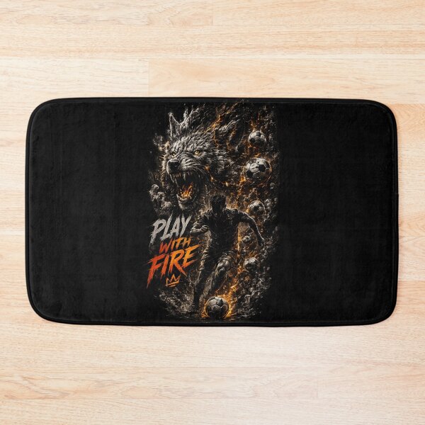 Item preview, Play With Fire Wolf Graphic T-Shirt designed and sold by LegendCourt.