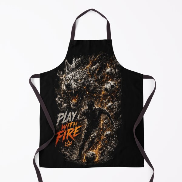 Item preview, Play With Fire Wolf Graphic T-Shirt designed and sold by LegendCourt.