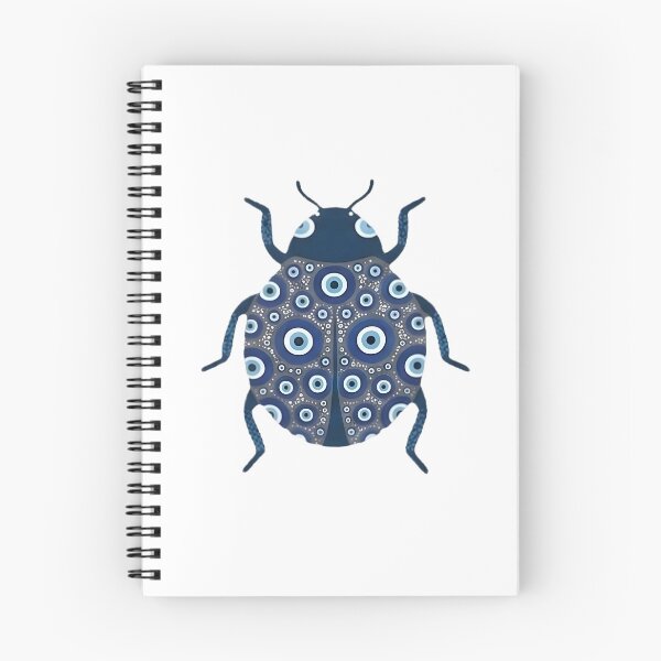 Item preview, Evil Eye Ladybug Spiritual Protection Art designed and sold by WhiteLightPrint.