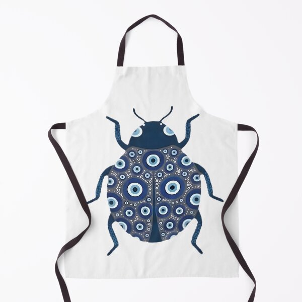 Item preview, Evil Eye Ladybug Spiritual Protection Art designed and sold by WhiteLightPrint.