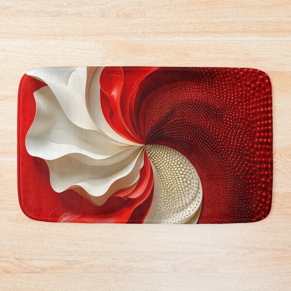 Item preview, Dynamic Red and White Swirl designed and sold by Vicky Brago-Mitchell®.