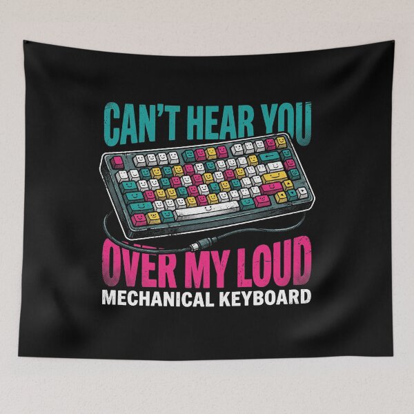 Item preview, Loud Mechanical Keyboard Funny Typist Gamer Keycaps designed and sold by AdyKurniawan.