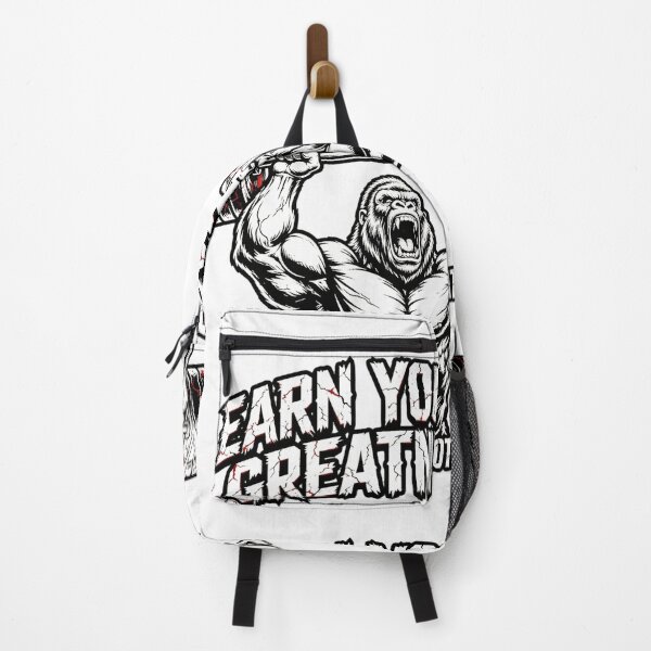 Item preview, Earn Your Greatness - Gym Motivational Gorilla / Barbell Fitness Hustle Grind Repeat designed and sold by TeeMint5.