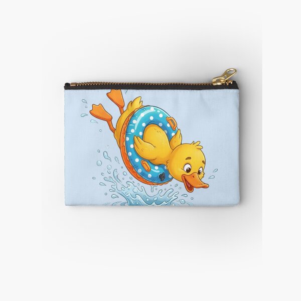 Artikelvorschau, Niedliche Ente taucht im Pool-Schwimmring – Sommer-Kawaii-Ente entworfen und verkauft von jo-e-basta.