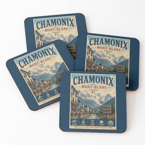 Aperçu de l'œuvre Affiche vintage Chamonix Mont-Blanc - France créée et vendue par GoodOldVintage.