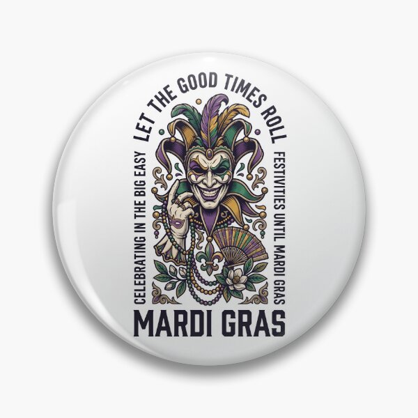 Item preview, Mardi Gras Jester Let the Good Times Roll designed and sold by castillomiami.