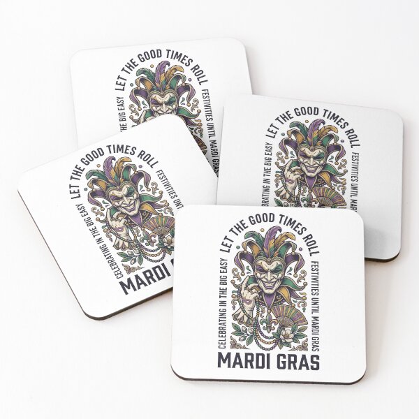 Item preview, Mardi Gras Jester Let the Good Times Roll designed and sold by castillomiami.