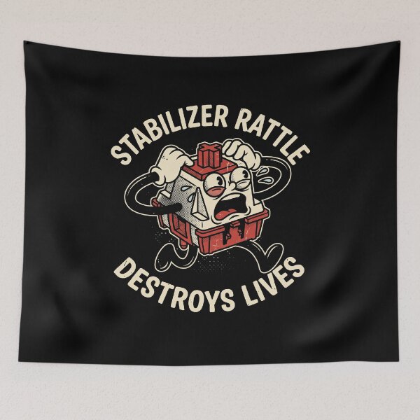 Item preview, Stabilizer Rattle Destroys Lives Retro Cartoon Switch designed and sold by AdyKurniawan.