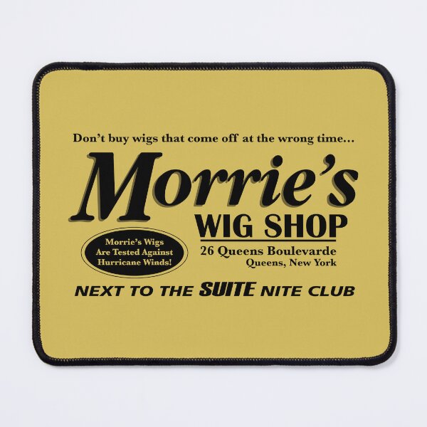 Item preview, Morrie’s Wig Shop (Black Print) designed and sold by GritFX.