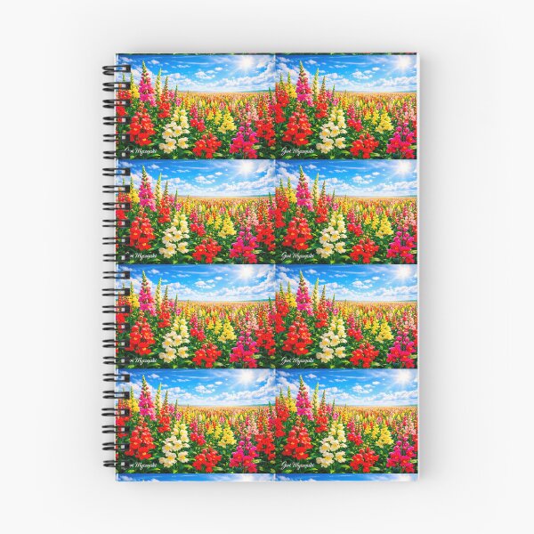 Item preview, Hyper‑Digital Snapdragon Horizon — Geri Myszenski Floral Dreamscape designed and sold by The Art Queen Of Michigan .