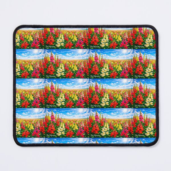 Item preview, Hyper‑Digital Snapdragon Horizon — Geri Myszenski Floral Dreamscape designed and sold by The Art Queen Of Michigan .