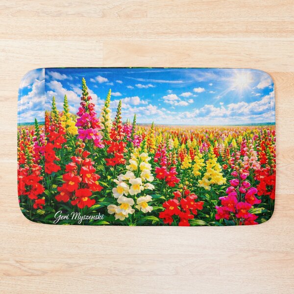 Item preview, Hyper‑Digital Snapdragon Horizon — Geri Myszenski Floral Dreamscape designed and sold by The Art Queen Of Michigan .