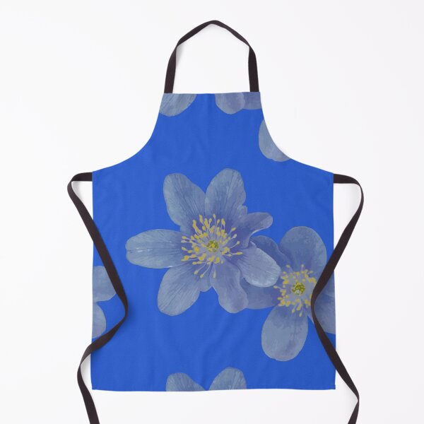 Item preview, Realistic Watercolour Anemone on Royal Blue designed and sold by Catling-and-Co.