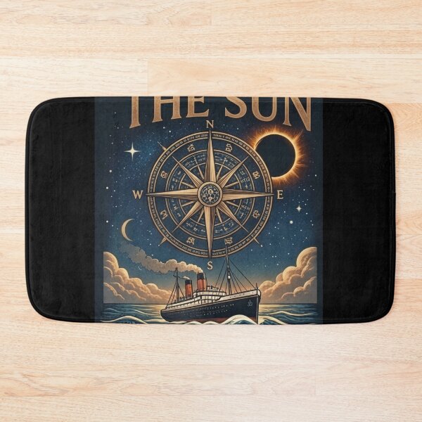 Item preview, Journey Under The Sun Celestial Sea Passage Vintage Eclipse Tee designed and sold by DreamDesigner01.