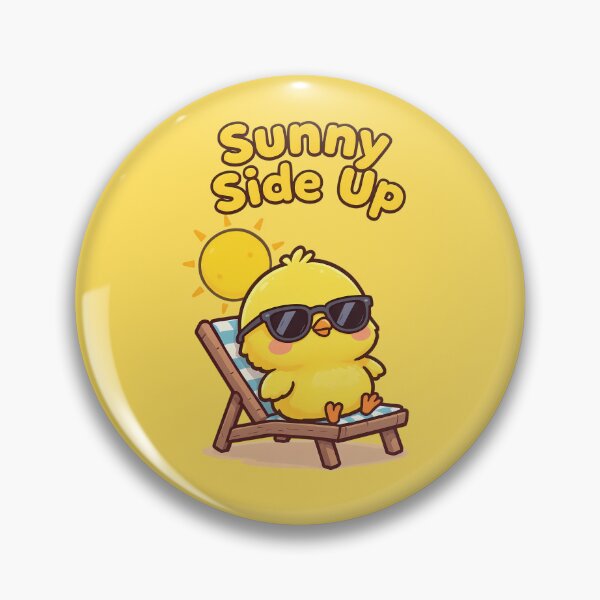 Item preview, ​Sunny Side Up Cute Chick Summer Vacation designed and sold by jo-e-basta.