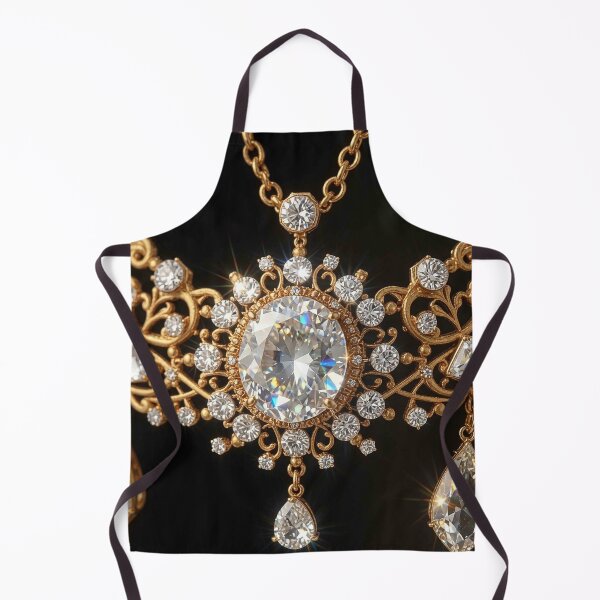 Item preview, Luxury Diamond Ornate Filigree Necklace Design designed and sold by MFMart.