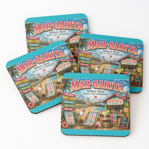 Item preview, Mar-Garita Where Kent Meets The Caribbean Funny Margate Travel Design designed and sold by Hornace88studio.