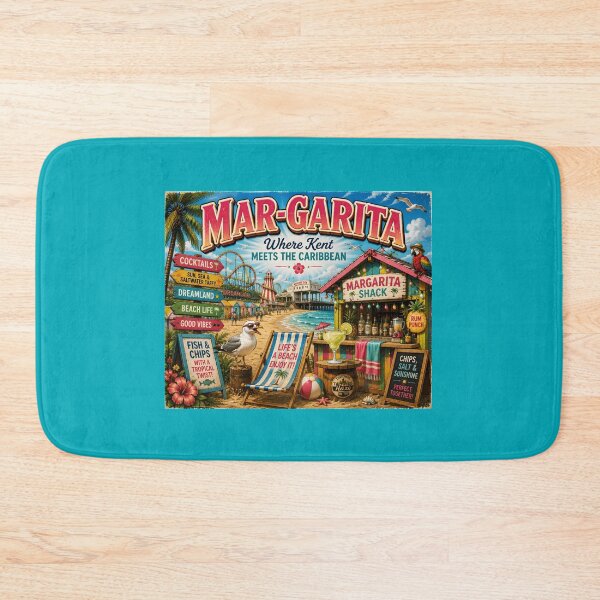 Item preview, Mar-Garita Where Kent Meets The Caribbean Funny Margate Travel Design designed and sold by Hornace88studio.