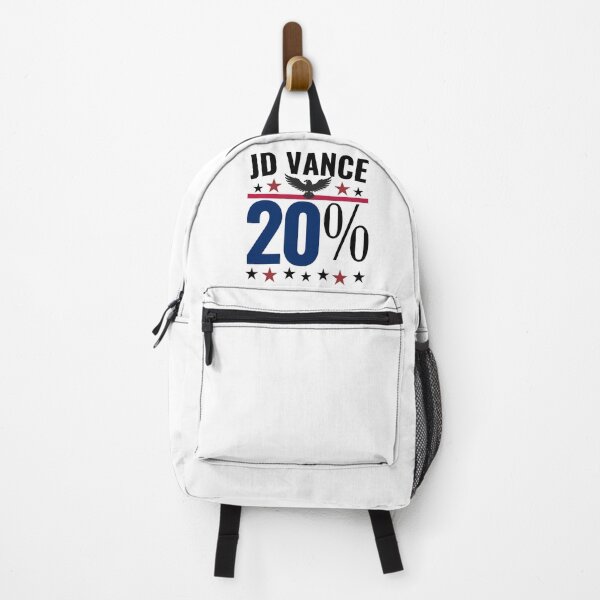 Item preview, JD Vance 20 Percent Political Statement Typography Shirt for Conservative Supporters designed and sold by Teetreasure2.