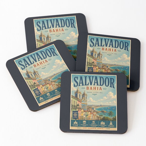 Item preview, Vintage Salvador - Bahia - Brazil Poster designed and sold by GoodOldVintage.