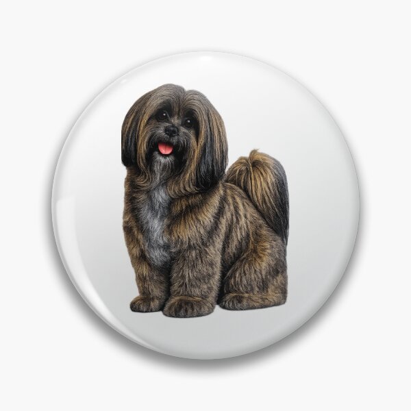 Item preview, Lhasa Apso Brindle Dog designed and sold by BackgroundND.