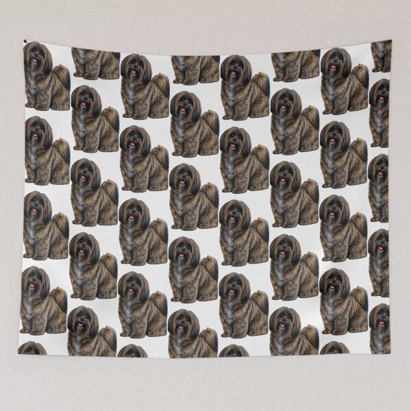 Item preview, Lhasa Apso Brindle Dog designed and sold by BackgroundND.