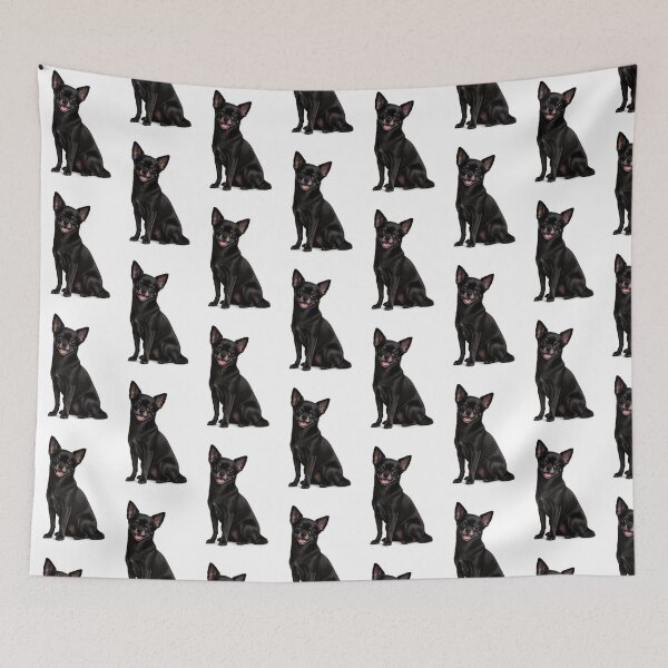 Item preview, Chihuahua Black Dog designed and sold by BackgroundND.