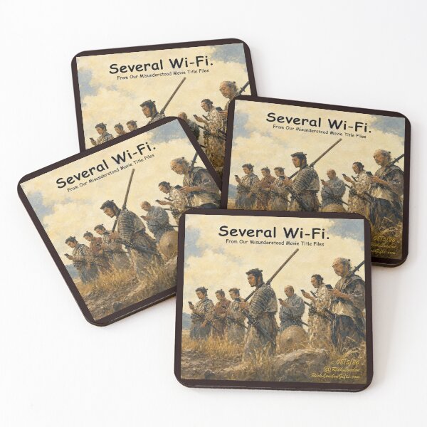 Item preview, Several Wi‑Fi – Samurai Smartphone Parody Art by Rick London designed and sold by Rick London Gifts.