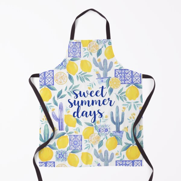 Item preview, Sweet Summer Days Lemon and Cactus Pattern designed and sold by jo-e-basta.