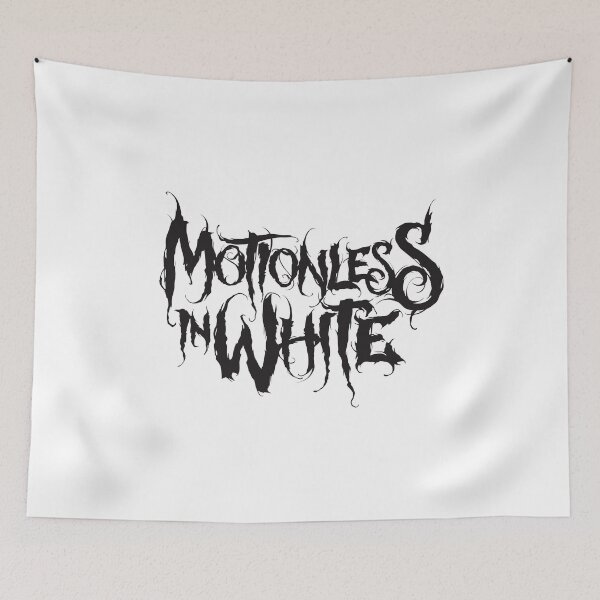Item preview, Midnight Motionless In White Band Texture Flow designed and sold by lekhacitylight.
