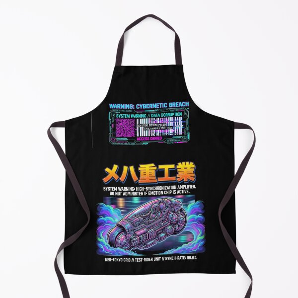 Item preview, MEHA Heavy Industries Cyberpunk Bike T-Shirt // Hackable QR Code designed and sold by YunsCozyCorner.