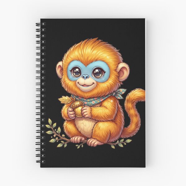 Item preview, Golden Snub-Nosed Monkey Cute Kawaii designed and sold by redsharkuk.