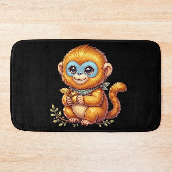 Item preview, Golden Snub-Nosed Monkey Cute Kawaii designed and sold by redsharkuk.
