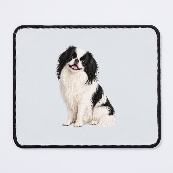 Item preview, Japanese Chin Dog White and Black designed and sold by BackgroundND.