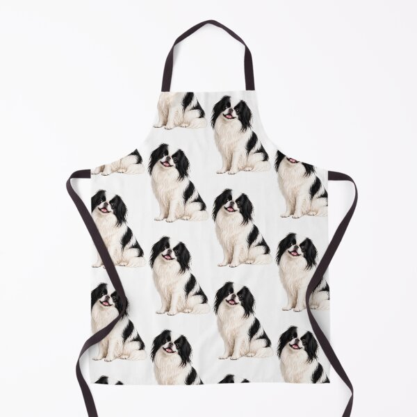 Item preview, Japanese Chin Dog White and Black designed and sold by BackgroundND.